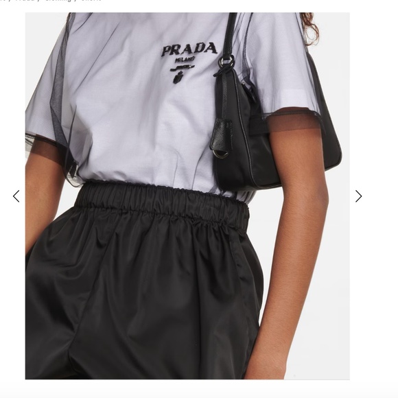 PRADA Re-nylon high-rise shorts - Picture 4 of 15